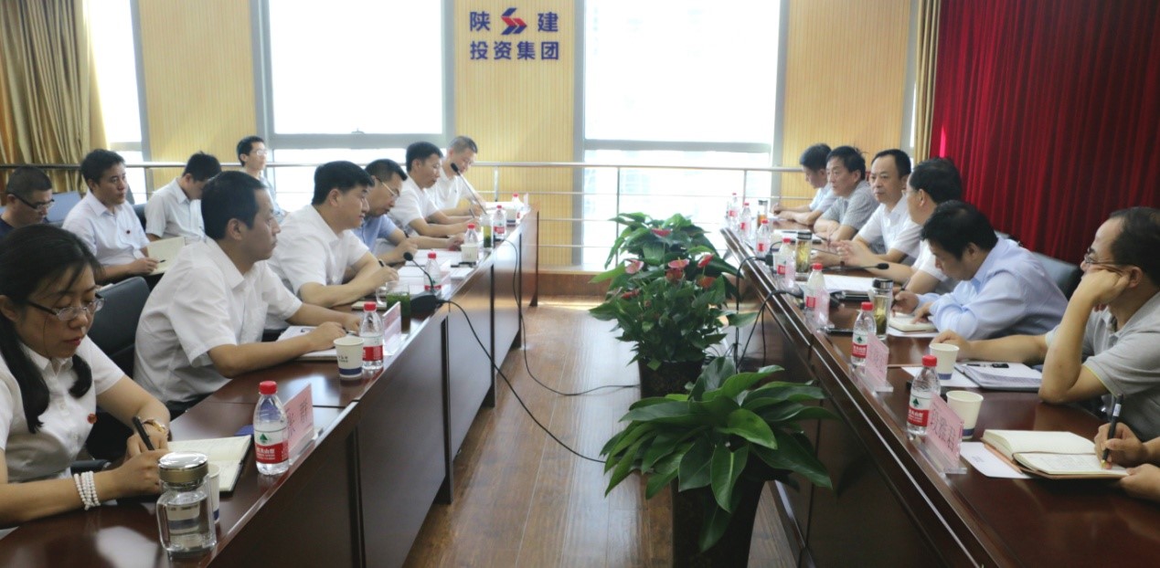 銅川市委常委、常務副市長嚴維佳率隊來陜建投資集團洽談合作