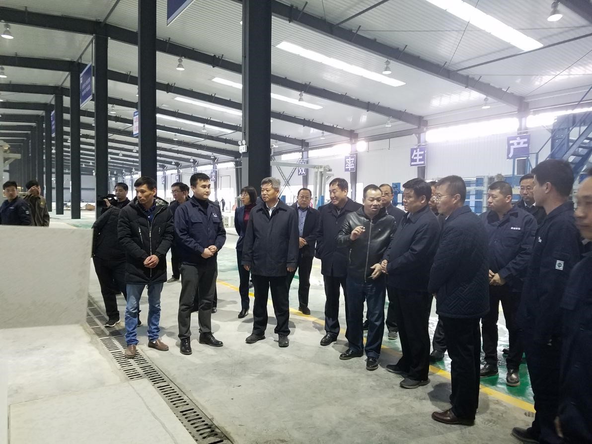 陜西省委常委、延安市委書記徐新榮率團(tuán)調(diào)研陜建（延安）新型材料工業(yè)園