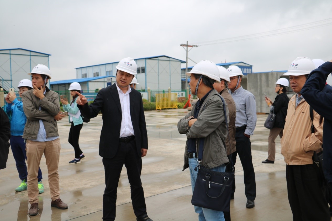 中國施工企業(yè)協(xié)會組團考察 陜建（秦漢新城）建筑產業(yè)基地